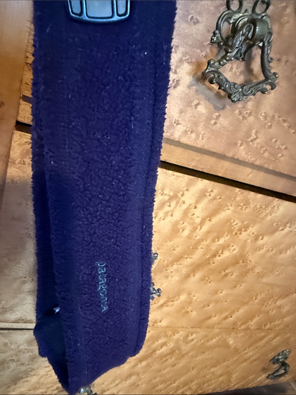 Classic Patagonia Purple Fleece Headband